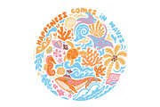 Warm Tides & Coral Stories, a Pattern Graphic by PenguinHouse (Thumbnail 10 of 13)
