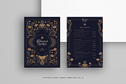 Vintage Floral Menu Vol.8, a Brochure Template by Bewalrus Studio (Thumbnail 2 of 5)