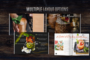 Cocktails | Recipe Book Template, a Magazine Template by Harrell Design Studio (Thumbnail 3 of 7)