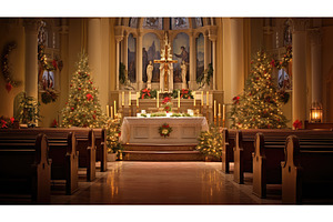 december catholic christmas ai, a Holiday Photo by pikepicture