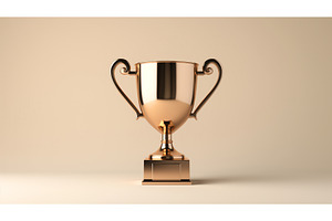 Gold trophy with intricate handles, a Finance Illustration by Sergey Kotenev