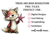 Summer Woodland Animals Clipart, an Illustration by OK Design (Thumbnail 4 of 6)