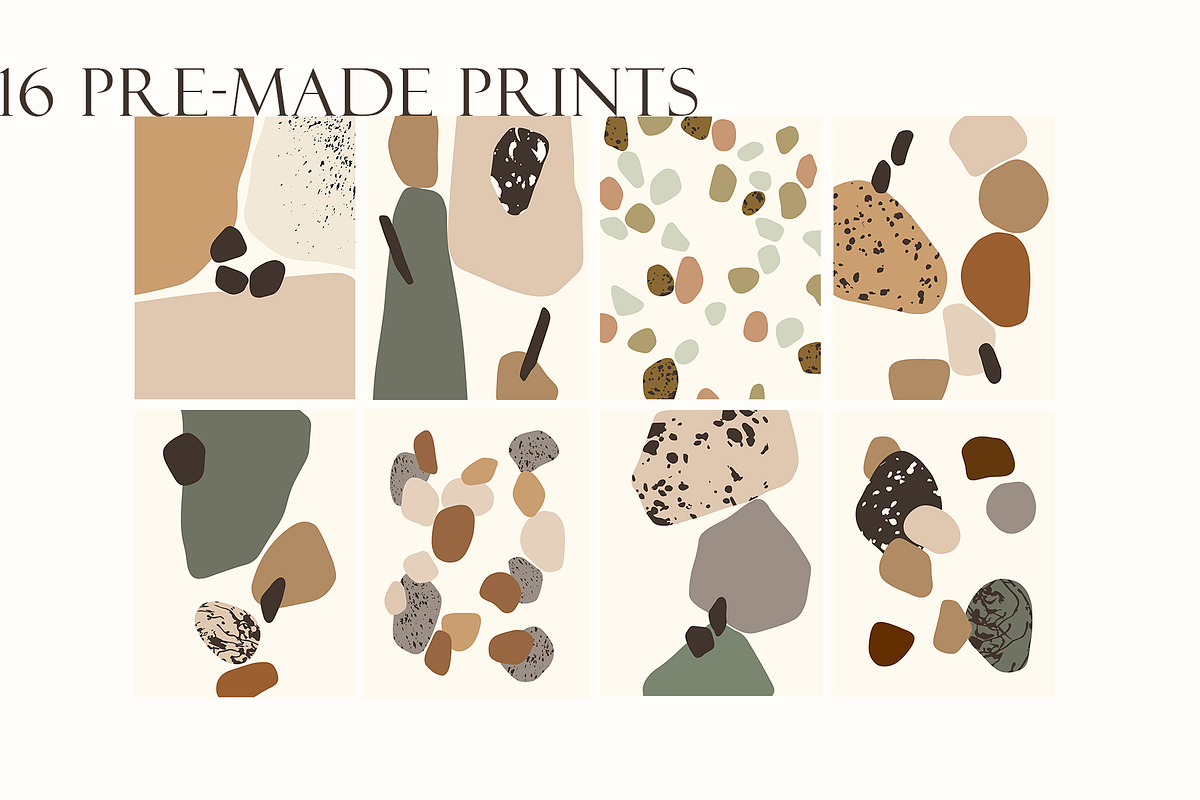 ROCK Abstract Collection, a Texture Illustration by Katerina Osa (Photo 5 of 9)