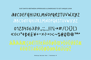 Nothing Serious Carefree Font