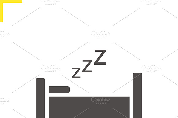 Bed Icon. Vector