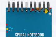 Spiral Notebook Mock-Up, a Product Mockup by DesignRushMarket (Thumbnail 5 of 8)