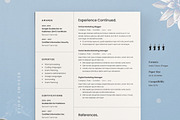 Resume Cv Template, a Resume Template by Estartshop (Thumbnail 3 of 5)