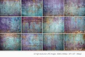 Rustic Peacock Textures