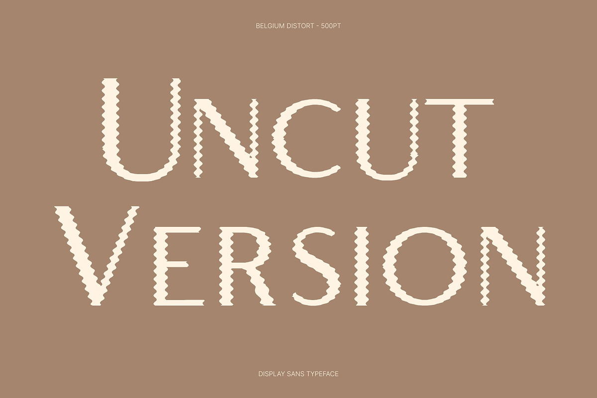 Belgium Distort, a Sans Serif Font by Craft Supply Co. (Photo 3 of 8)