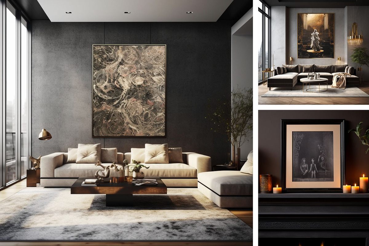 50 Canva Frame Mockups Luxury 4K, a Household Mockup by ARTOZEN DIGITAL (Photo 13 of 15)