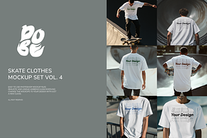 Skate Clothes Mockup Set Vol. 4