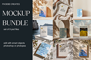 A5 Hardcover Book Mockup Bundle – 9, a Mockup by PhoebeCreates (Thumbnail 3 of 5)