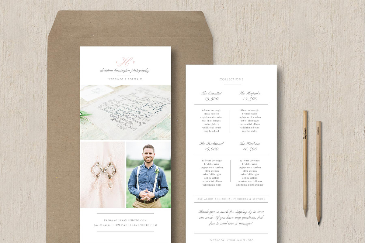 Photographer Rack Card Template, a Flyer Template by roselindoco (Photo 1 of 2)
