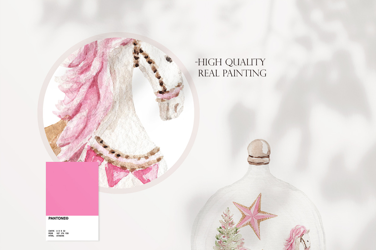 Watercolor -PRINCESS CHRISTMAS, a Decorative Illustration by Beigetime (Photo 2 of 16)