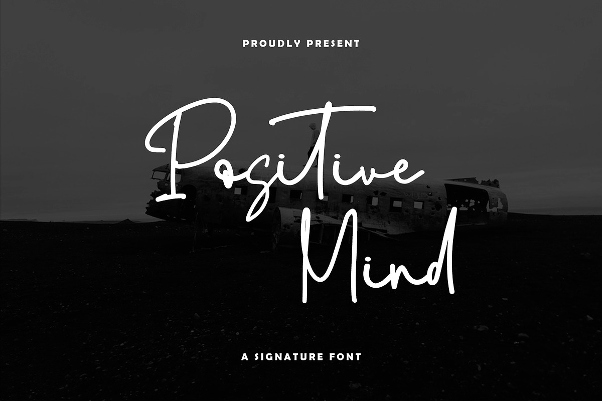 Positive Mind Script, a Handwritten Font by Yuby Creative (Photo 1 of 9)