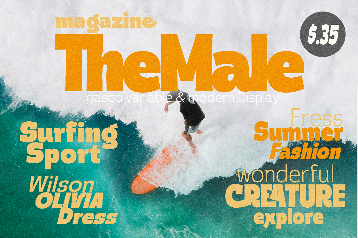 Gasco, a Sans Serif Font by joelmaker (Photo 9 of 23)