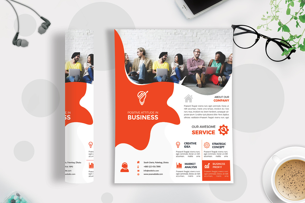 50+ Business Flyers Bundle, a Flyer Template by Imagine Design Studio (Photo 19 of 52)