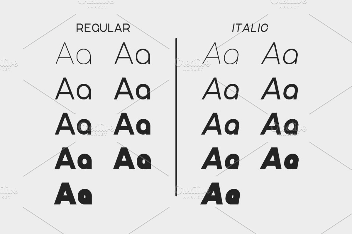 Imploe Modern Sans Font Family, a Sans Serif Font by Artiveko (Photo 3 of 10)