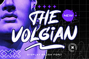 The Volgian - Display Brush font, a Font by Littlehand (Thumbnail 1 of 9)
