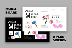 Creative Mood Board Template, a Stationery Template by MightyDesign