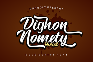 Dighon Nomety Font