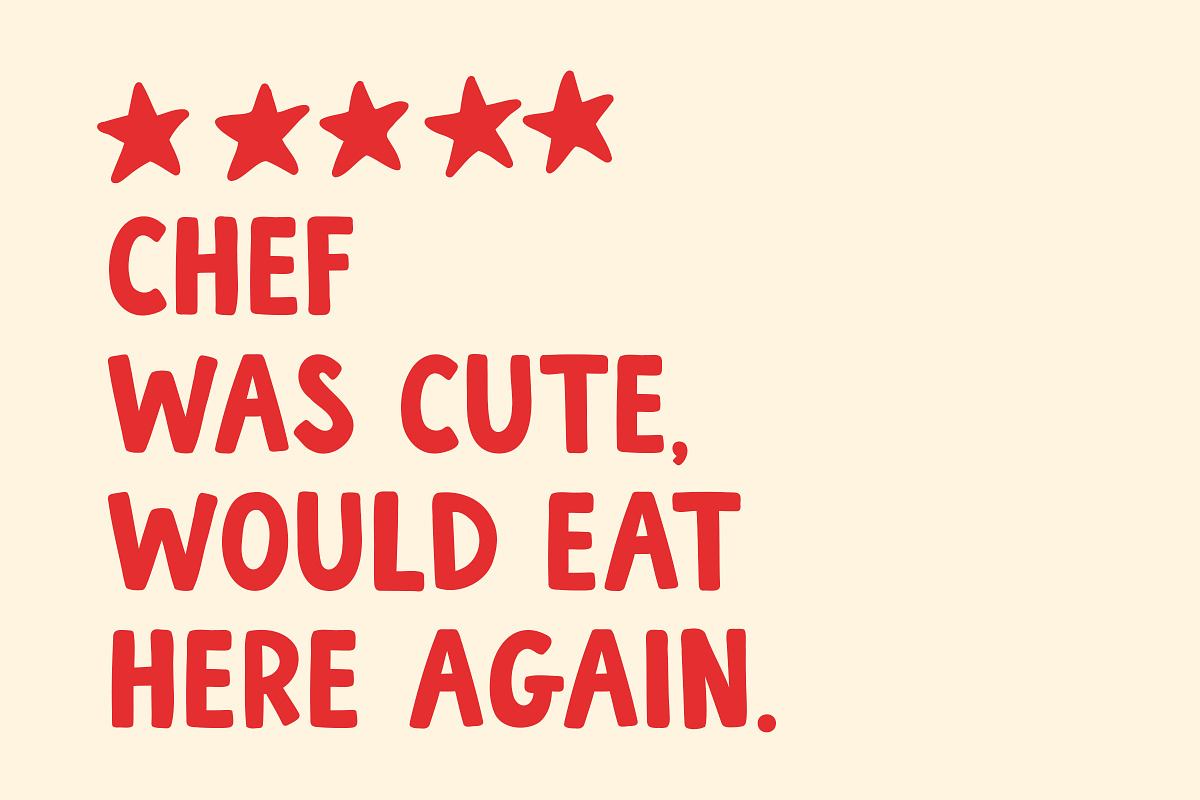 French Fries - A Fun Doodle Font, a Sans Serif Font by Happy Type Club (Photo 4 of 5)