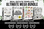 Real Estate Ultimate Mega Bundle, a Marketing Template by CreativeVinesStore (Thumbnail 1 of 9)