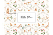 Woodland Animals Forest pattern, a Pattern Graphic by Milatoo (Thumbnail 2 of 3)