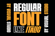 DEARLINER - Modern Font, a Sans Serif Font by Viswal Studio (Thumbnail 9 of 10)
