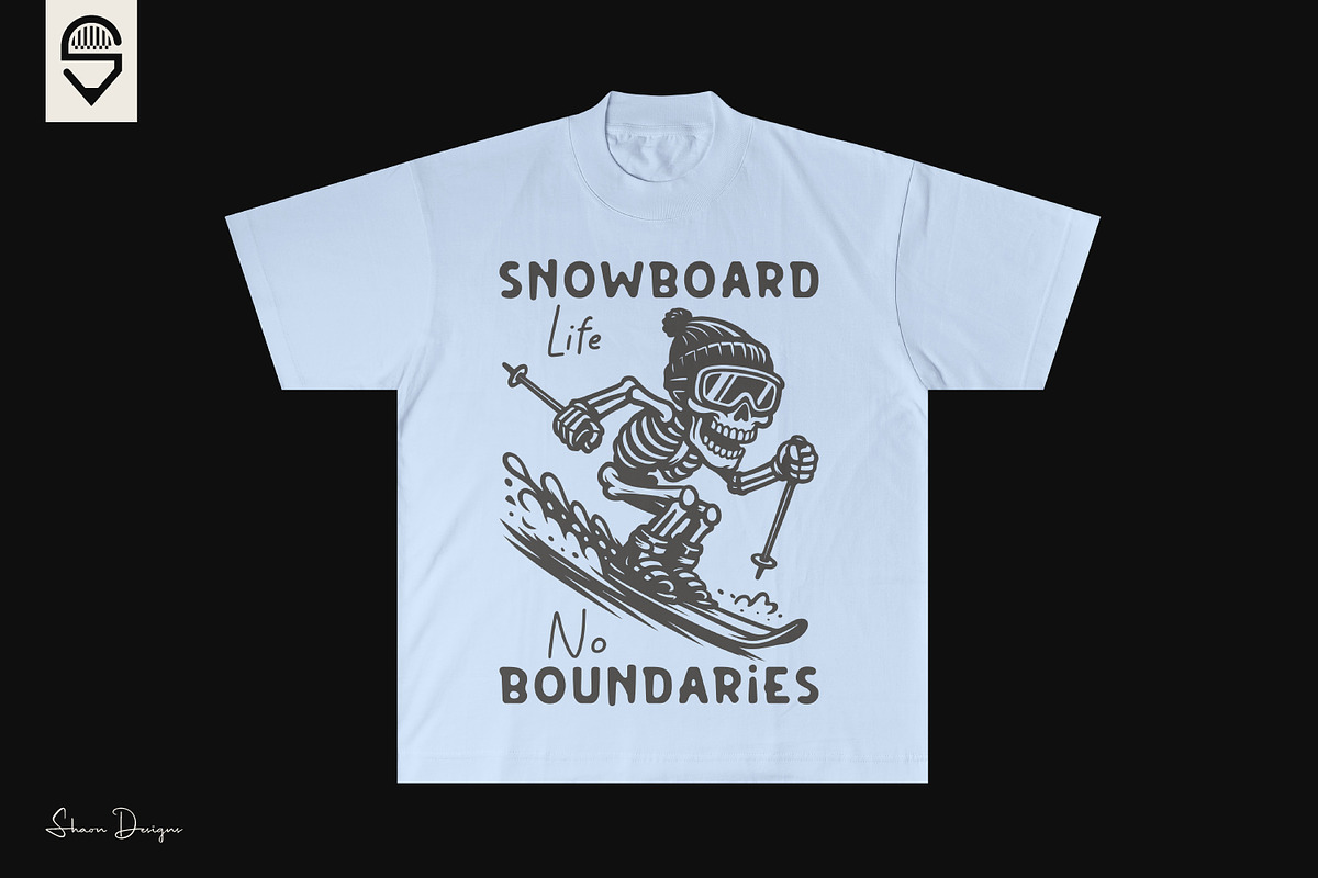 Snowboard Skeleton Design, a Sport Illustration by shaondesigns (Photo 3 of 4)
