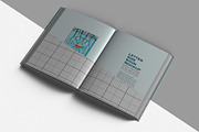 Letter Size Book Mockup - 8 views, a Books & Magazine Mockup by Illusiongraphic (Thumbnail 11 of 24)