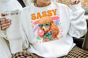 Sassy Retro Poodle Dog PNG, a Seasonal Illustration by Sublimation Artist (Thumbnail 2 of 9)