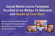 Canva Templates Mega PLR Bundle, a Social Media Template by Canvagator (Thumbnail 2 of 4)