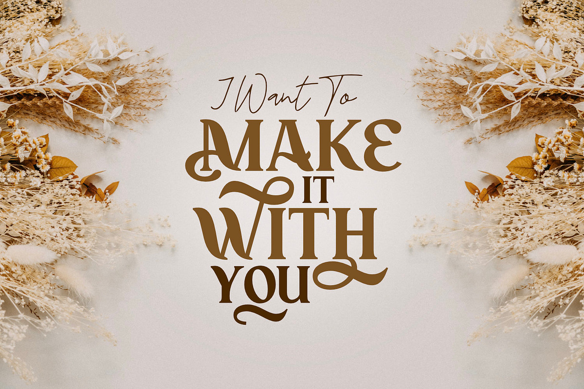 Vignettes - Feminine Type, a Serif Font by ikiiko (Photo 5 of 8)