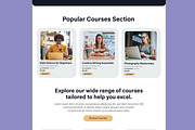 Educational Landing Page, a Landing Page Template by MightyDesign (Thumbnail 3 of 10)