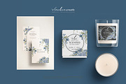 Bloom | Blue Watercolor Florals, an Invitation Template by slowlivecreate (Thumbnail 6 of 7)