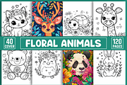 Bold And Easy Floral Animal, an Animal Illustration by Design Station (Thumbnail 1 of 3)