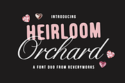 Heirloom Orchard Font Duo, a Font by ReveryWorks (Thumbnail 1 of 17)