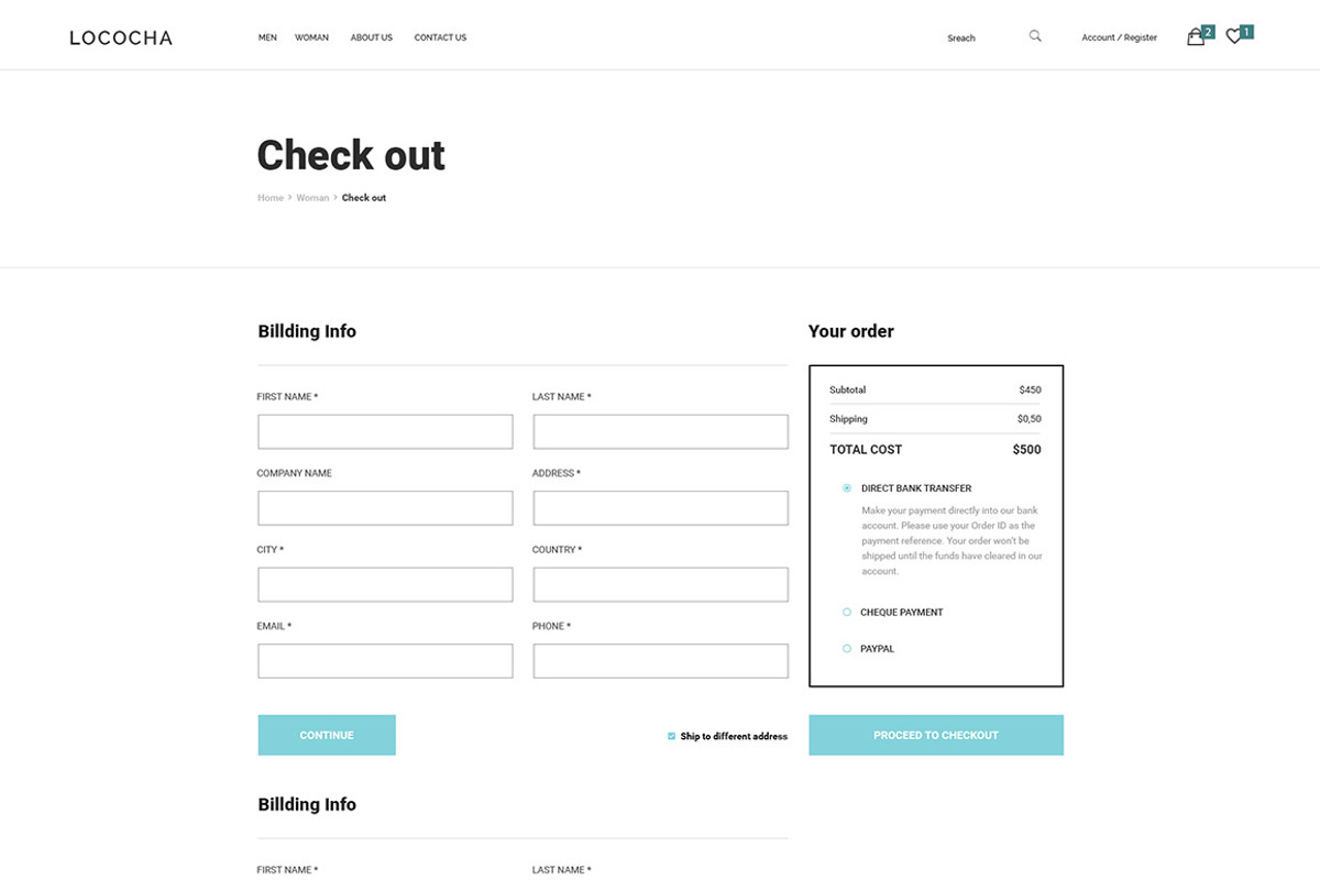 Lococha - PSD Template for Fashion, a Websites & App Template by Digipieces (Photo 3 of 16)