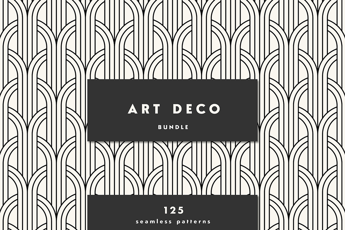 Art Deco Bundle  |  125 Patterns, a Pattern Graphic by Curly_Pat (Photo 1 of 13)