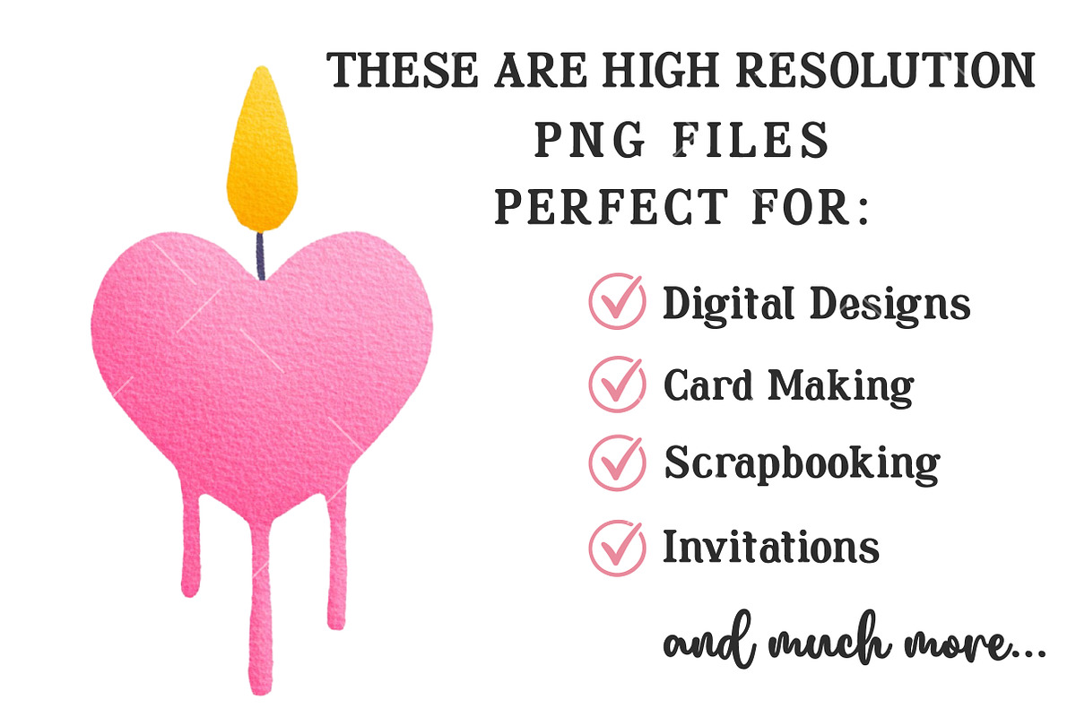 Minimalist Valentine Clipart, an Illustration by OK Design (Photo 4 of 6)