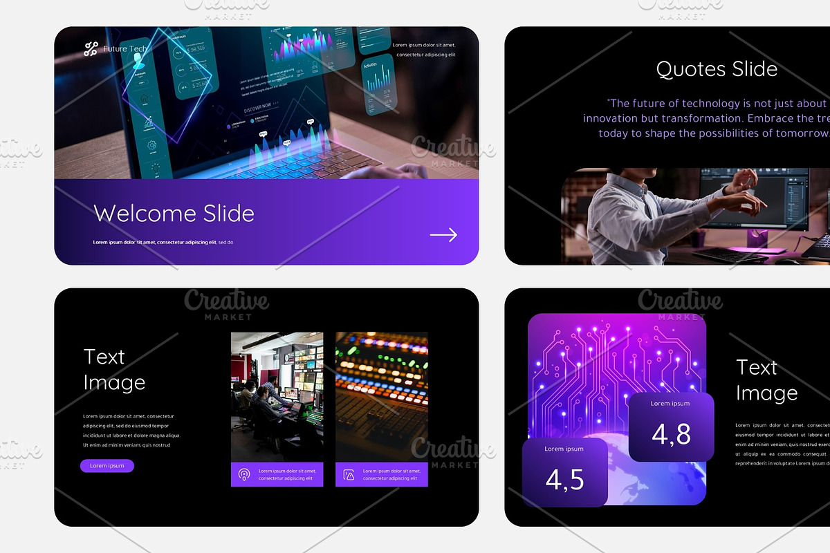 Future Tech Presentation, a Presentation Template by Interpitch (Photo 2 of 8)