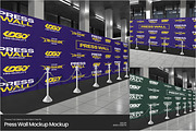 Press Wall Mockup, an Advertising Mockup by Permadi Creative (Thumbnail 1 of 5)