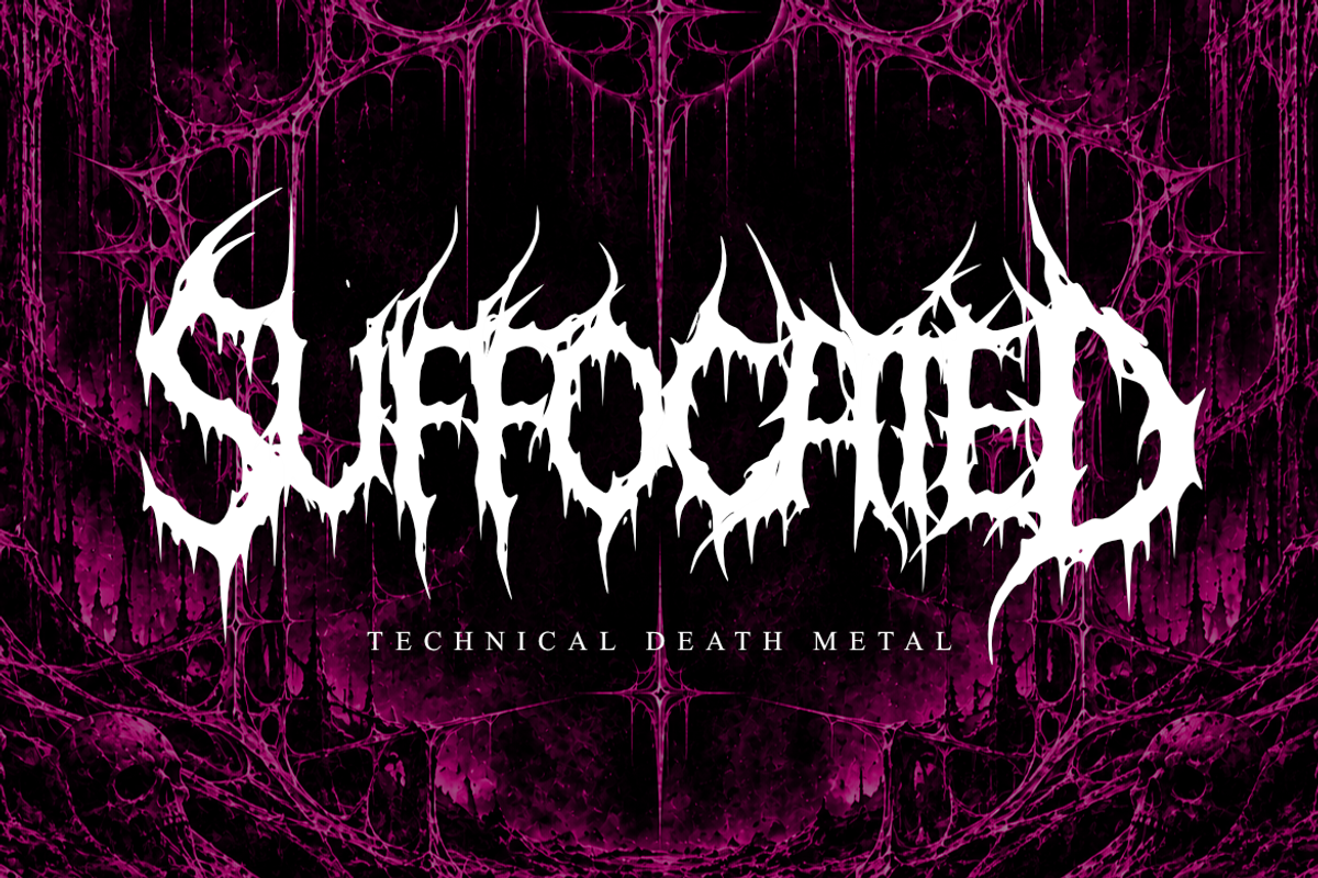 Kroven - Death Metal Font, a Symbol Font by Masyafi Studio (Photo 5 of 9)