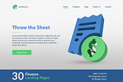 Finance Landing Pages, a Templates & Theme by Odeniz (Thumbnail 5 of 31)