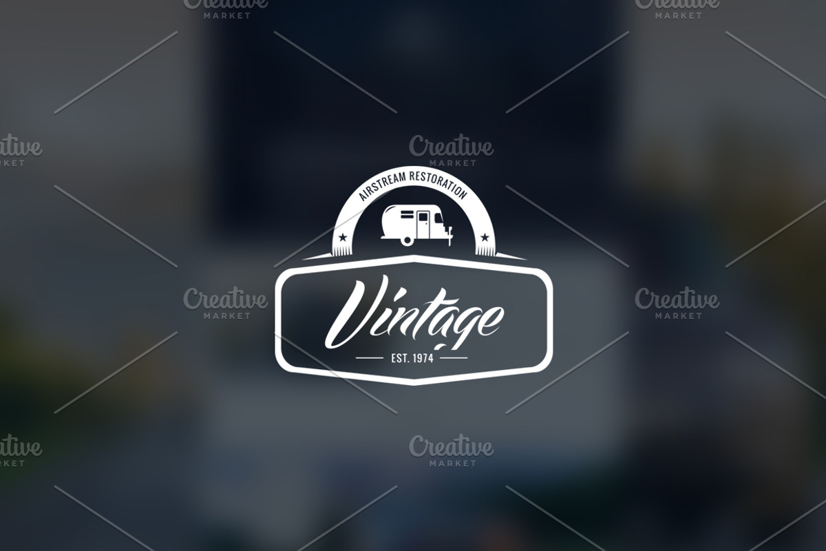 Airstream Logo, a Branding & Logo Template by Creatiph Market