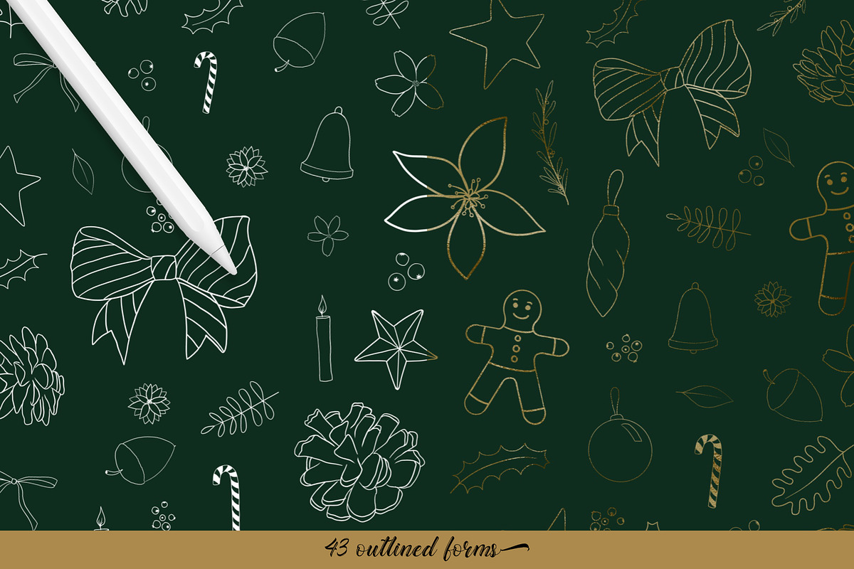 Christmas kit for Procreate, a Brush Add-On by Littlefield Design (Photo 8 of 11)