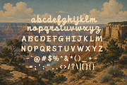 Cedar Valley - National Park Font, a Script Font by HipFonts (Thumbnail 2 of 10)