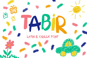 TABIR - kids style font