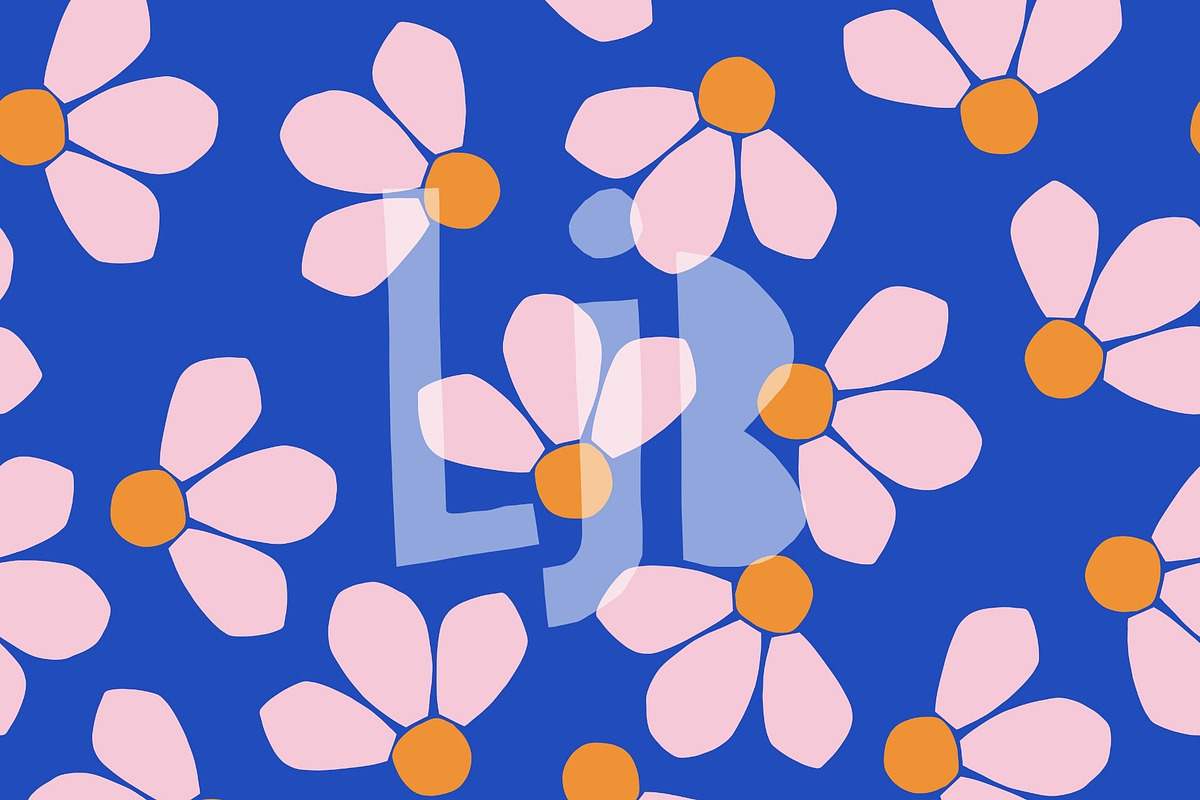Daisies floral pattern / vector+jpg, a Pattern Graphic by Lisa Jasmin Bauer (Photo 2 of 8)